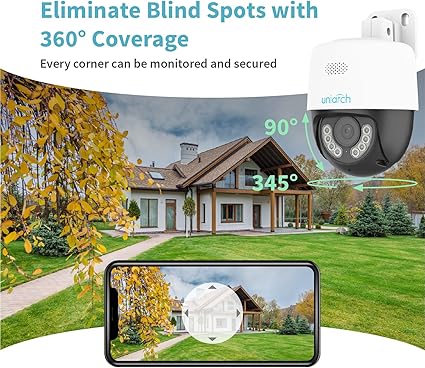 UniArch 3mp Dome Network Camera blind spot information poster