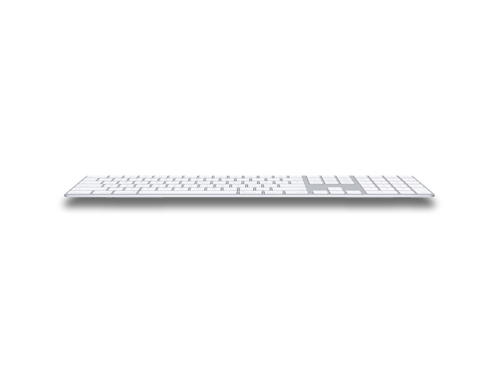 Apple Magic Keyboard Front View Showing Thinness  