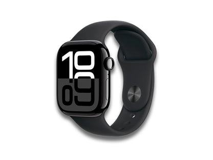 Apple Watch Series 10 Jet Black Front Side View