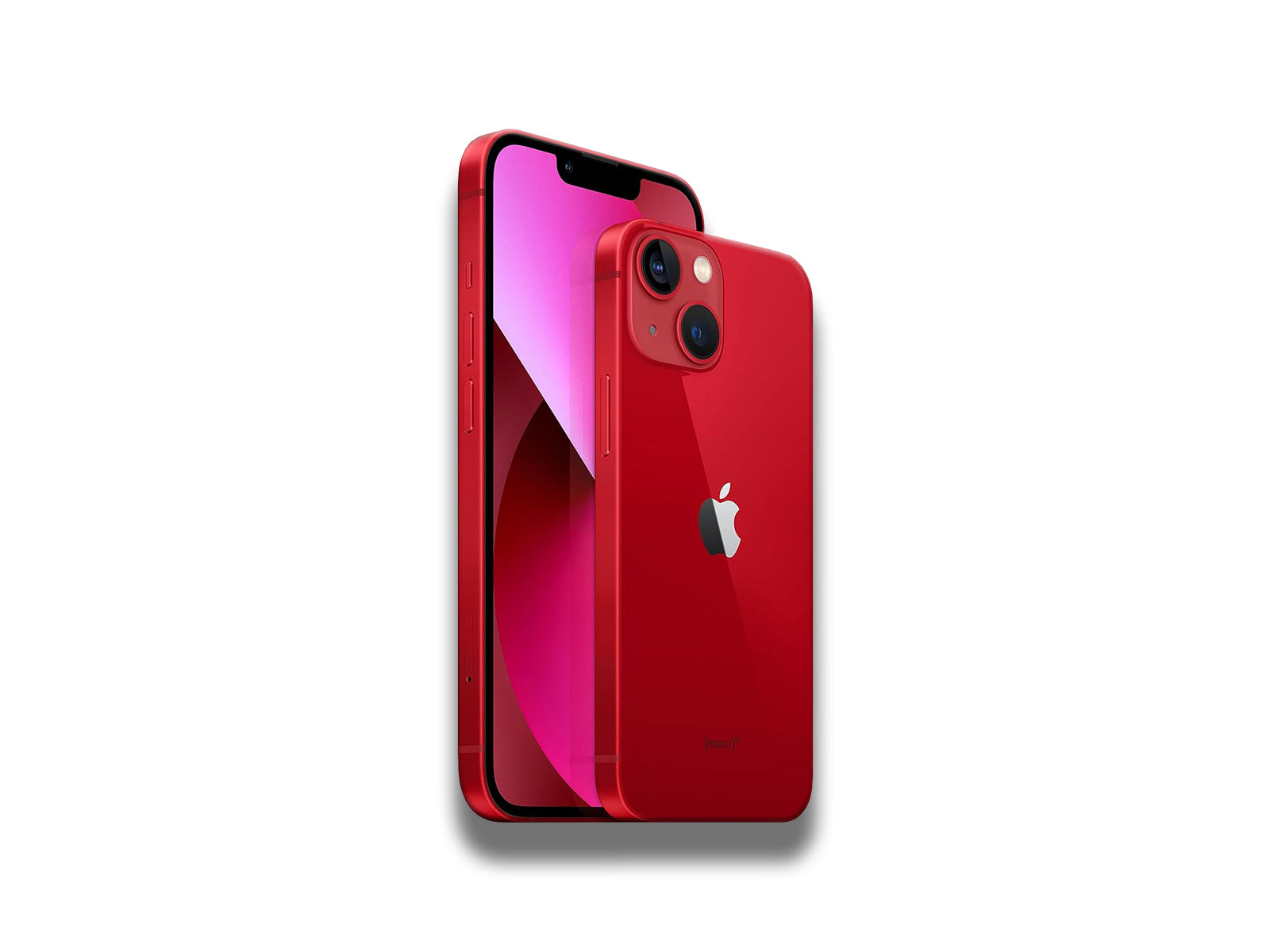 Apple iPhone 13 Red Angled side view