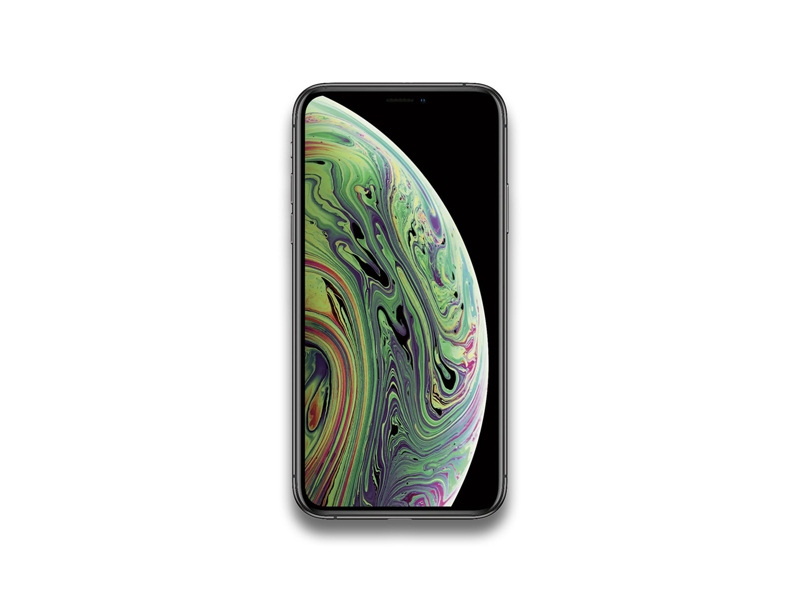 Apple iPhone XS Space Grey Front Screen View