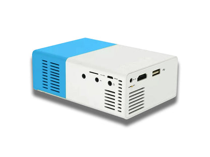 Mini Blue Projector Back