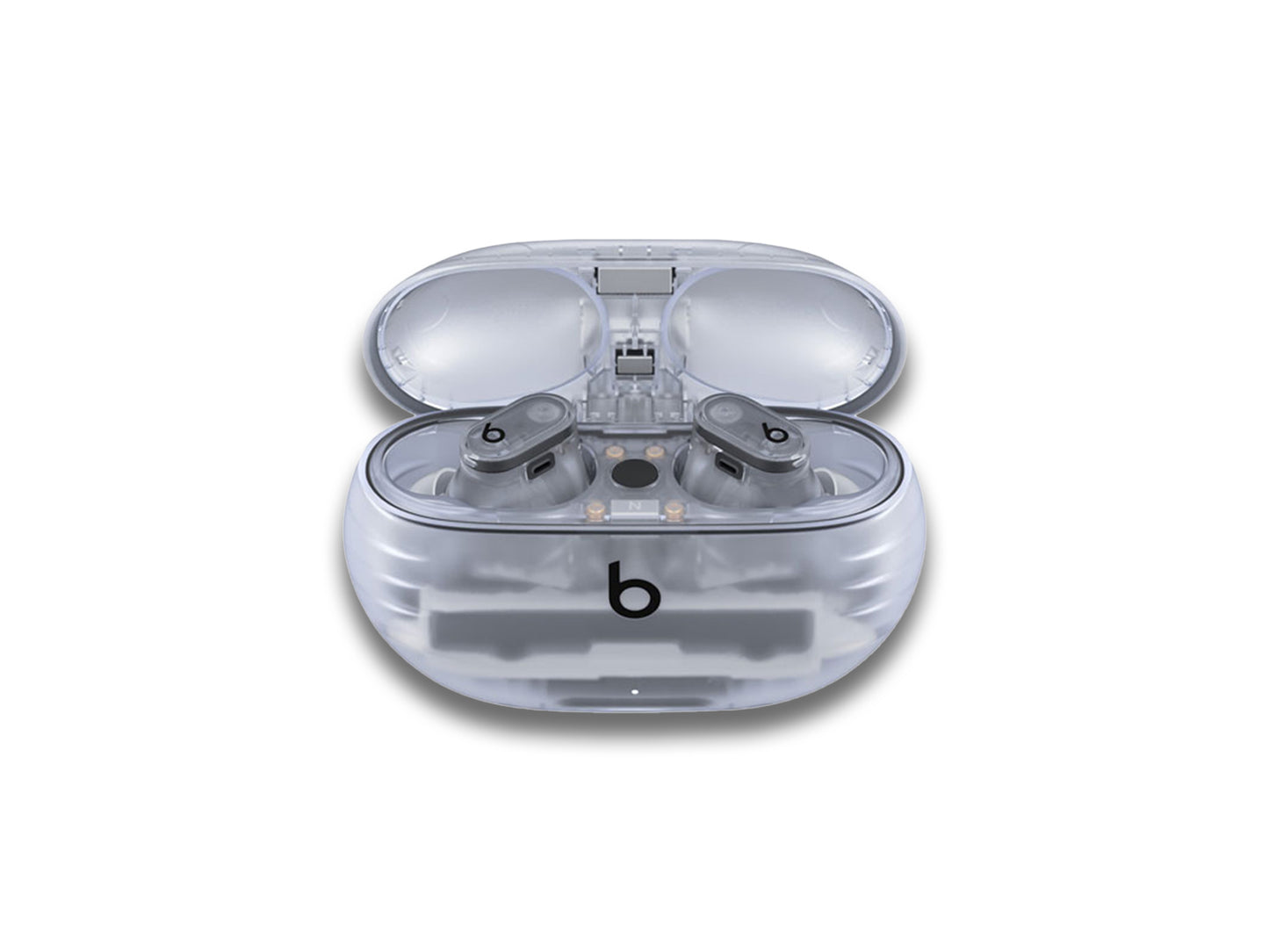 Beats Studio Buds Transparent Case Open View