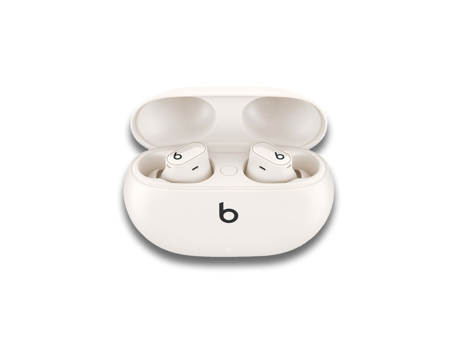 Beats Studio Buds Ivory Case Open View