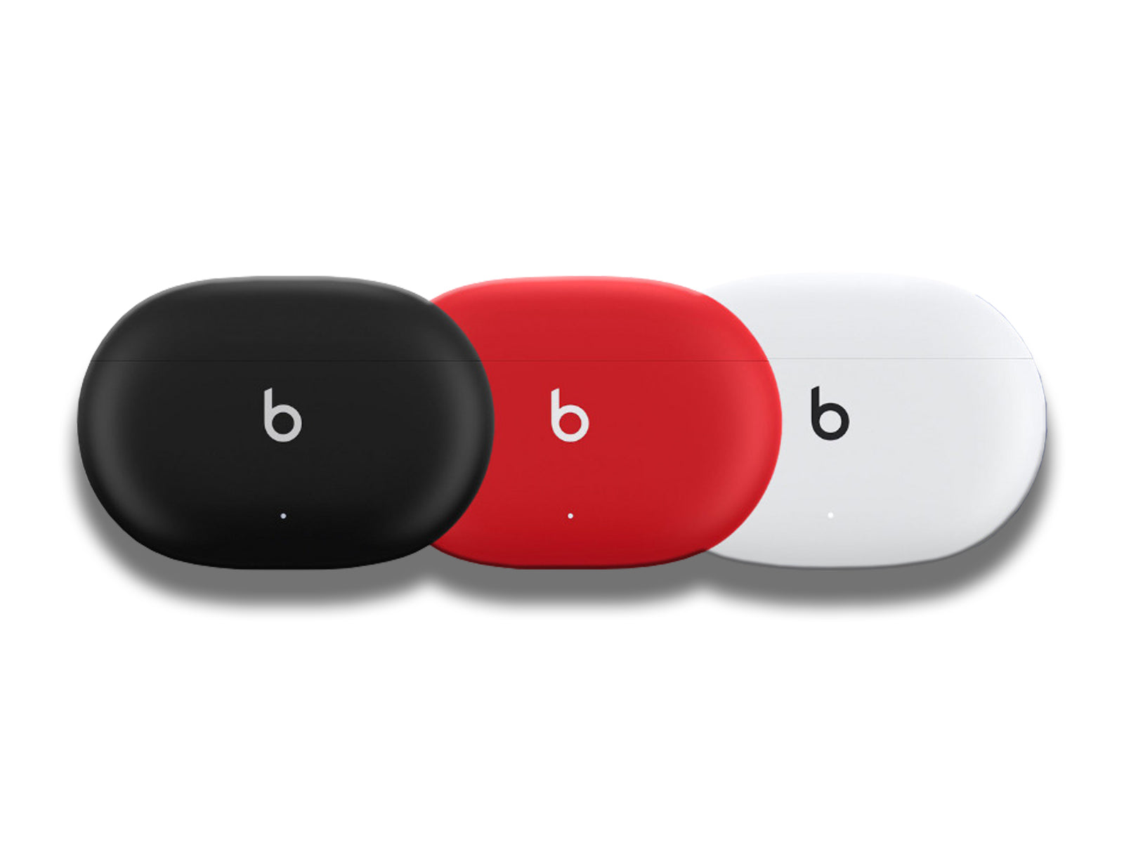 Beats Studio Buds Noise Cancelling Earphones In Black, Red, And White