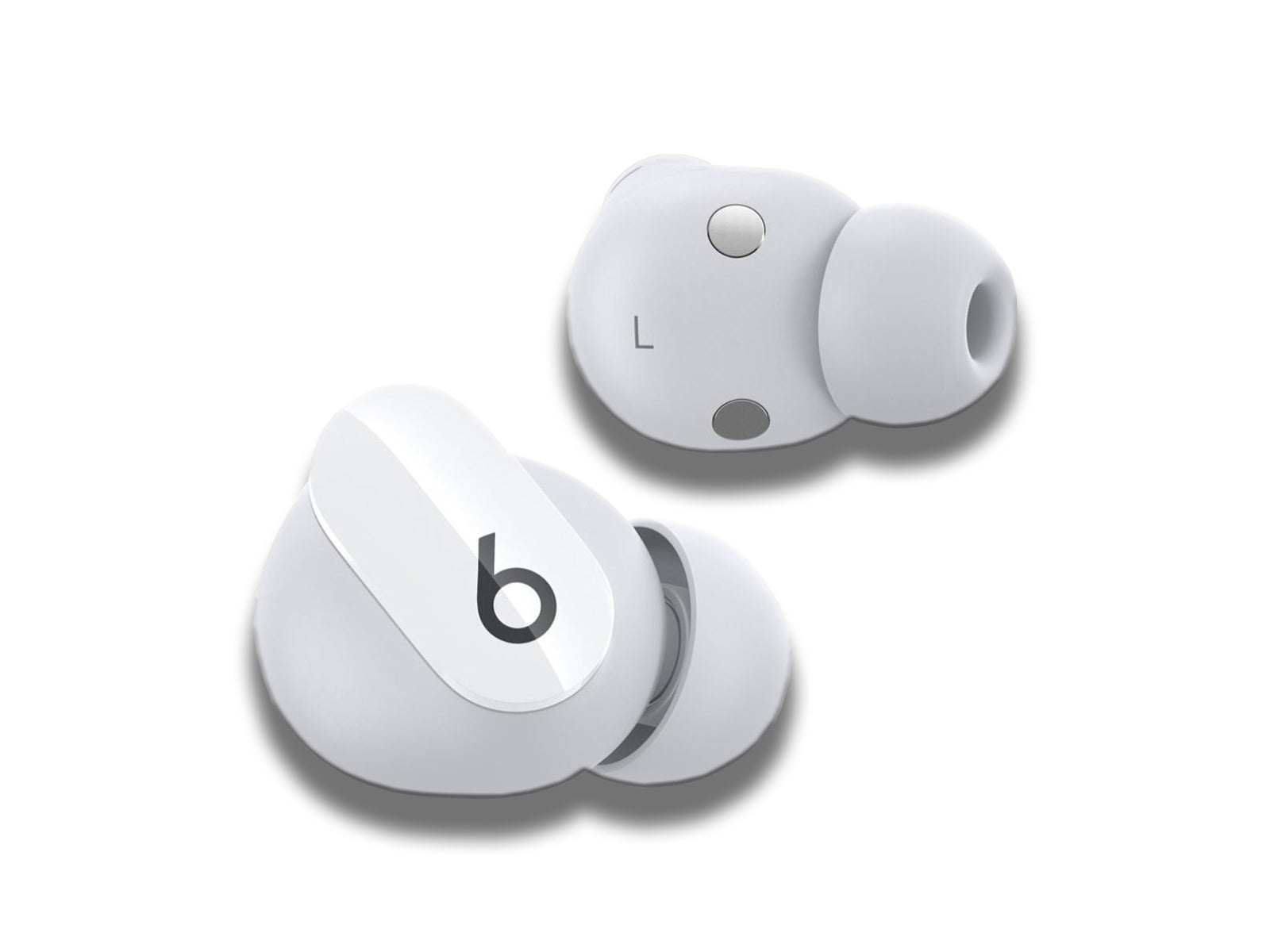 Beats Studio Buds Noise Cancelling Earphones In White Buds