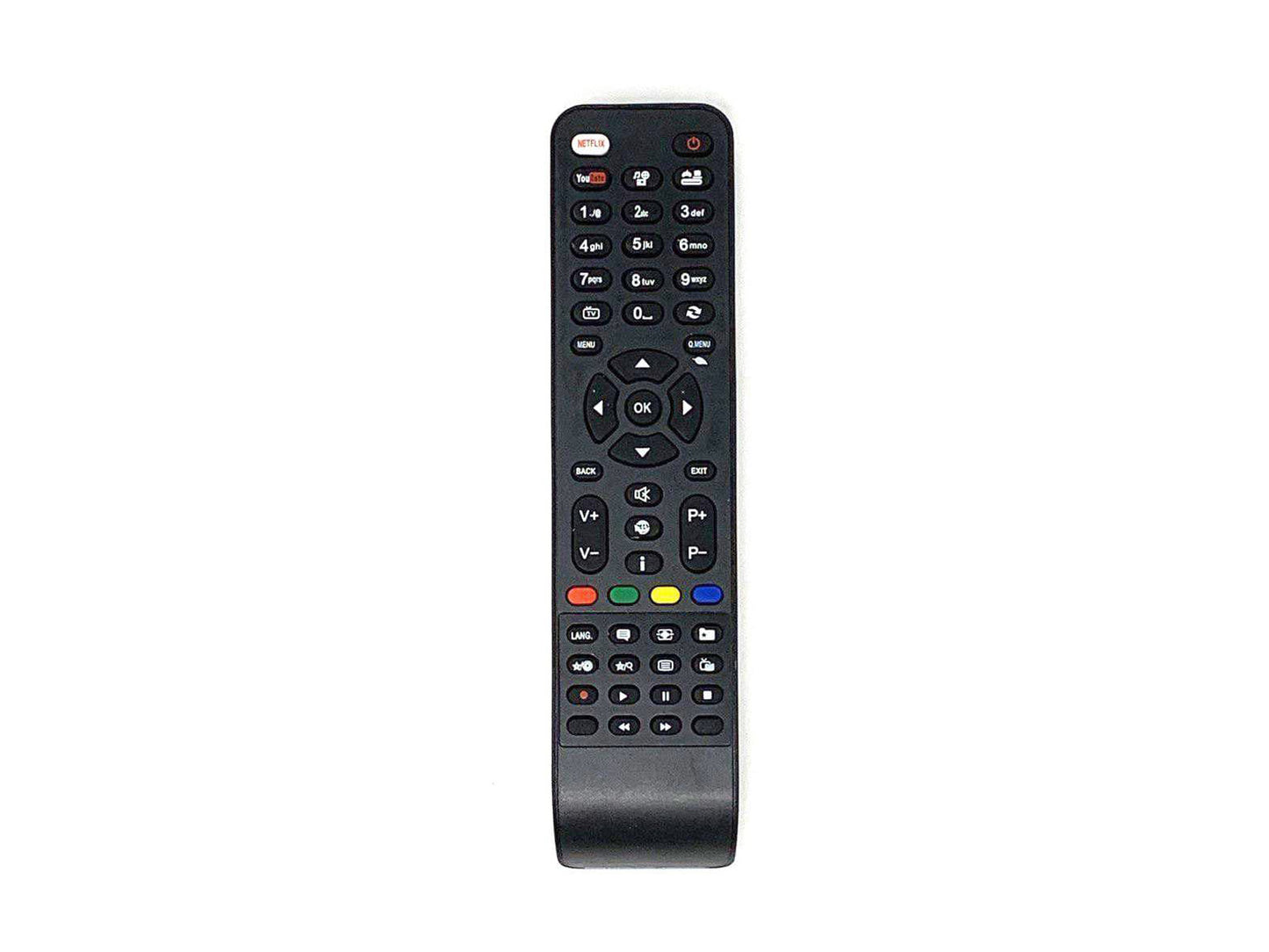 Replacement Remote Control Compatible With JMB Universal TV's Front View