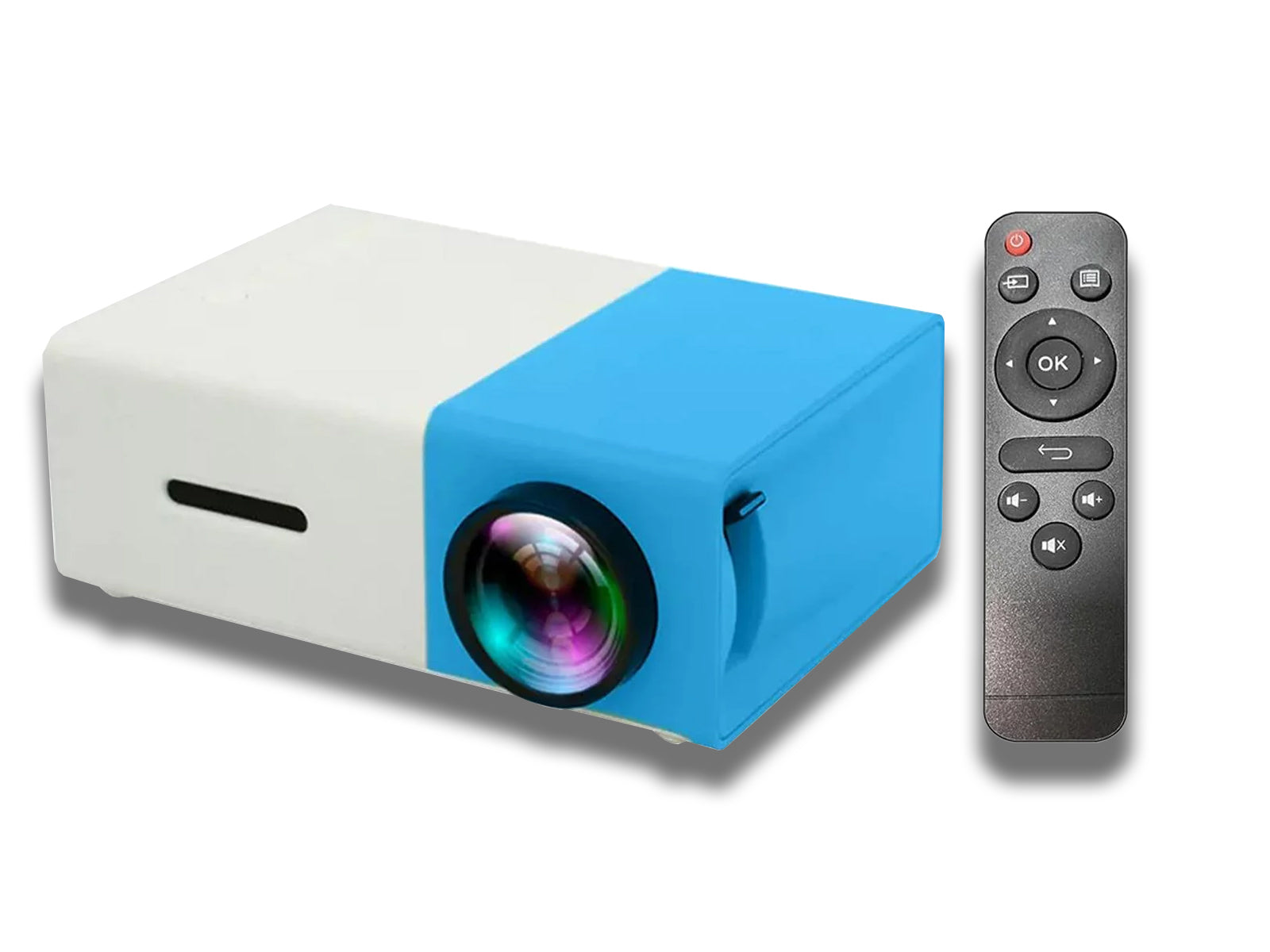 Mini Blue Projector With Remote