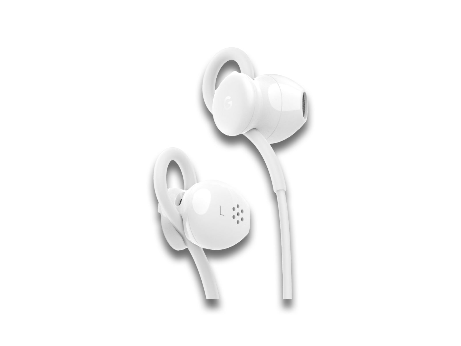 Google Pixel USB-C Earphones Front & Back Side 