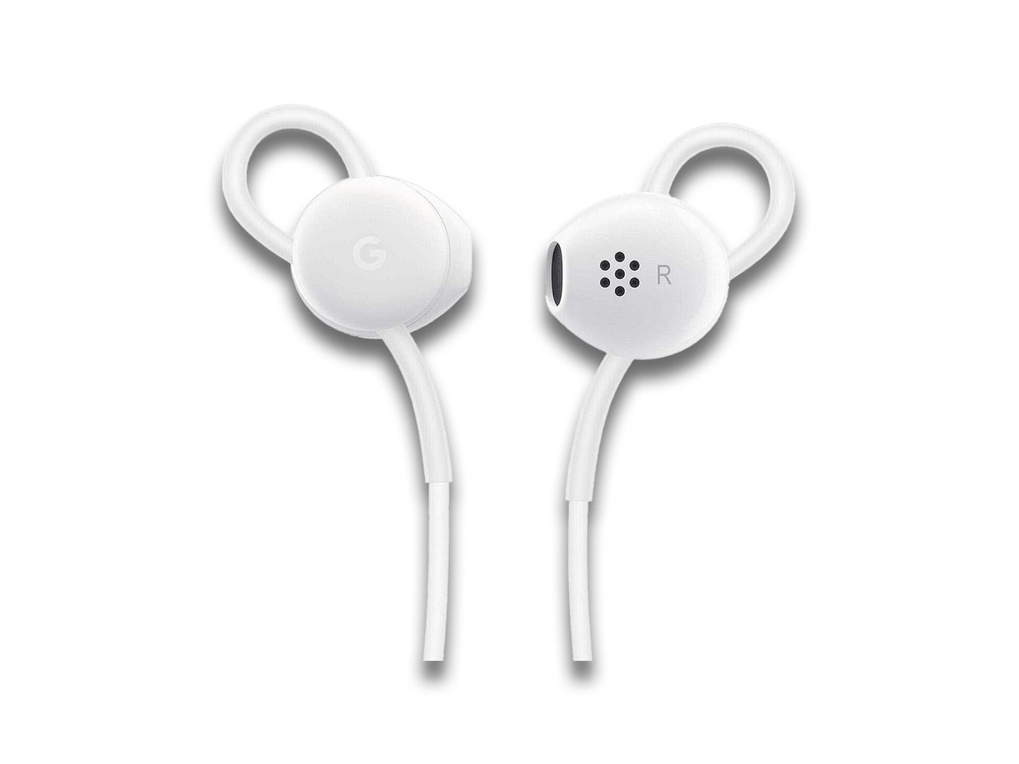 Google Pixel USB-C Earphones Front & Back