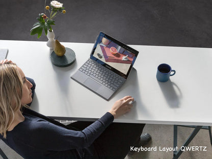 Microsoft Surface Pro 5 Being Used On Desk