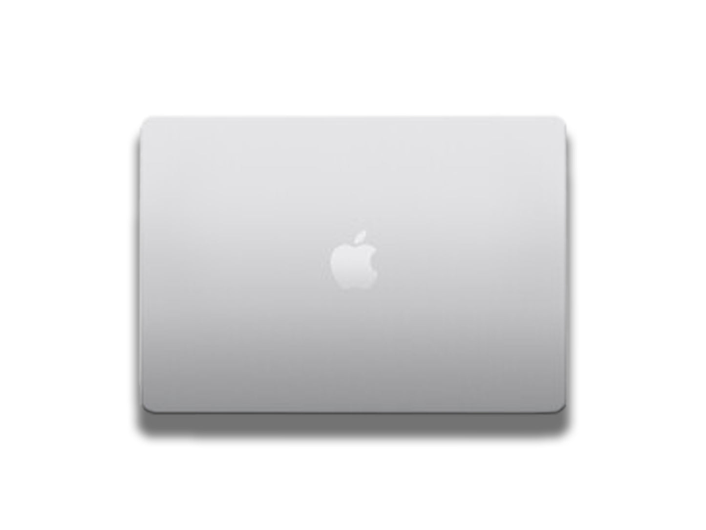 Apple MacBook Air 2023 In Silver Overhead