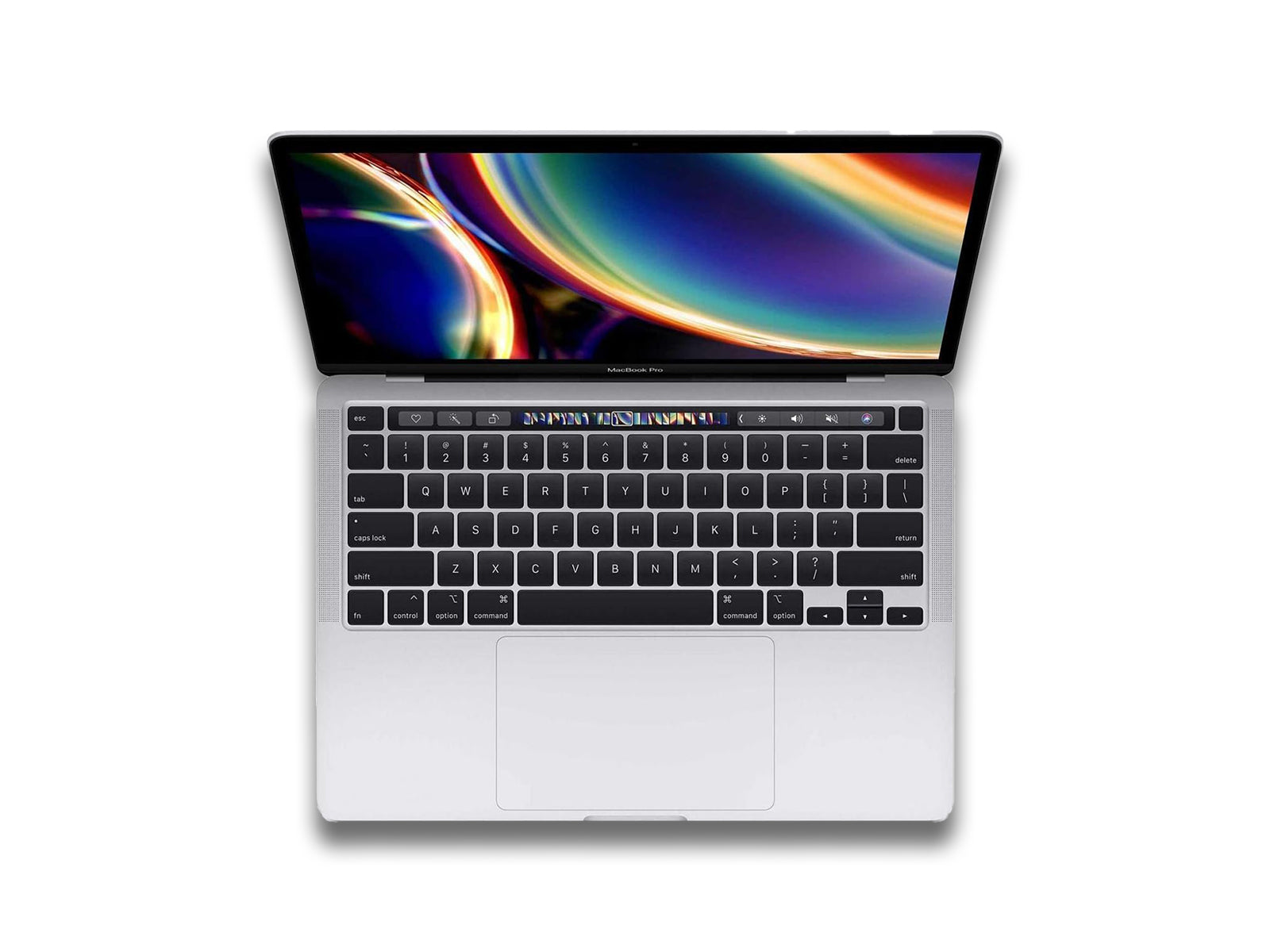 Apple MacBook Pro 2019 Keyboard Silver View