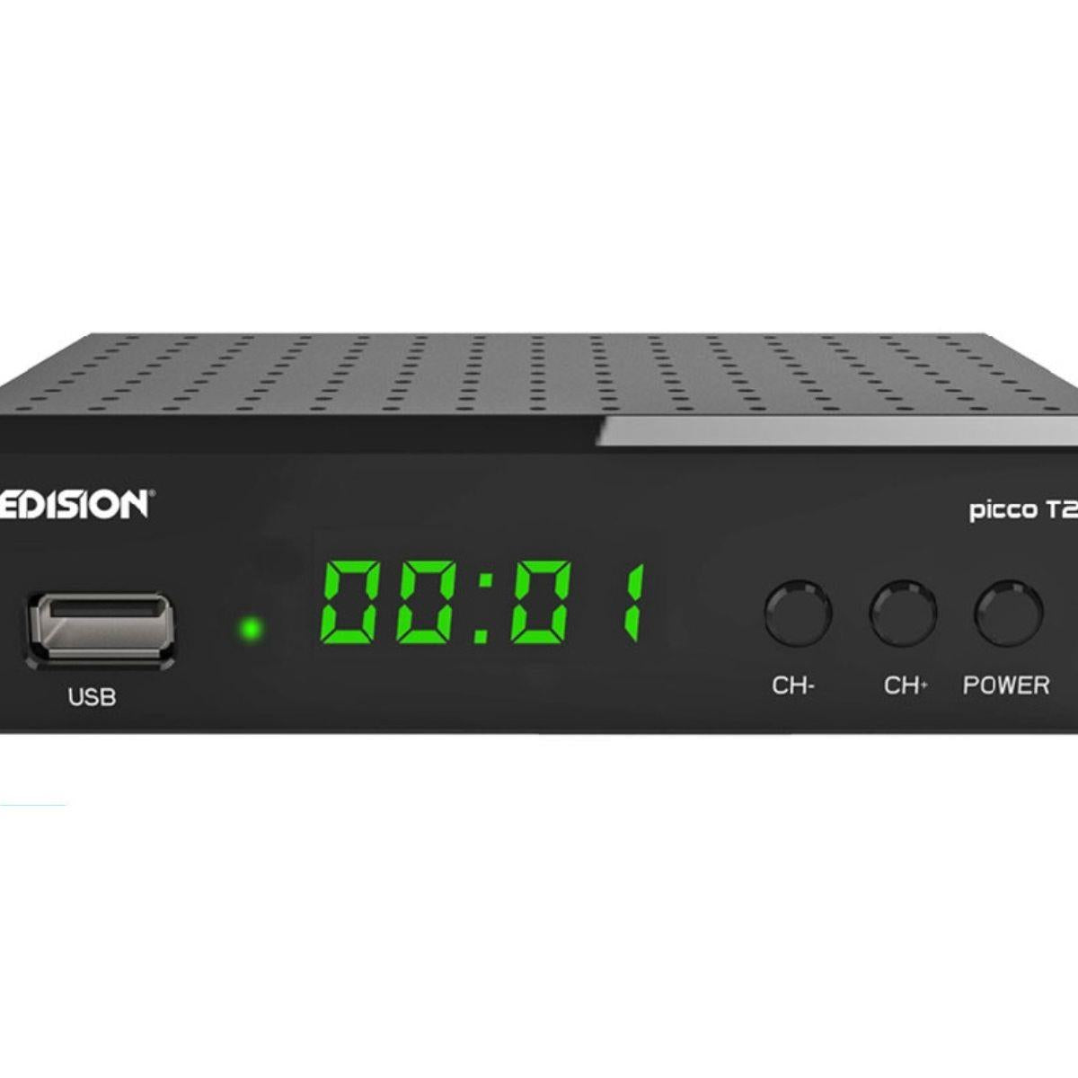 Edision™ Picco T2 DVB-T2 Receiver | Multimedia Playback