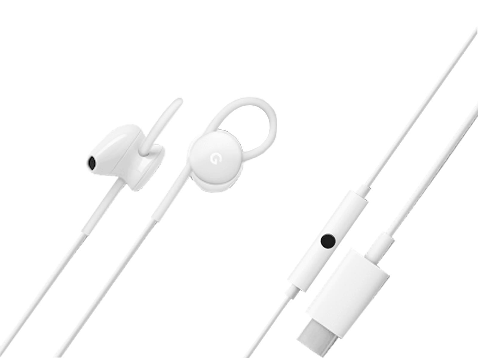 Google Pixel USB-C Earphones Full overhead view