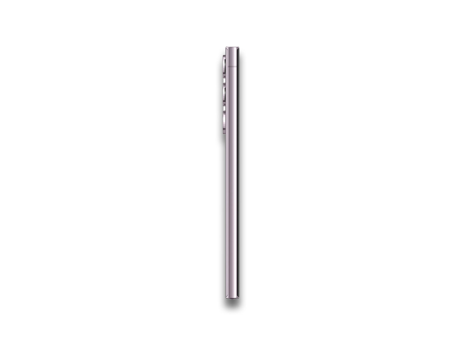 Samsung Galaxy S23 ULTRA Purple Side View With Pencil