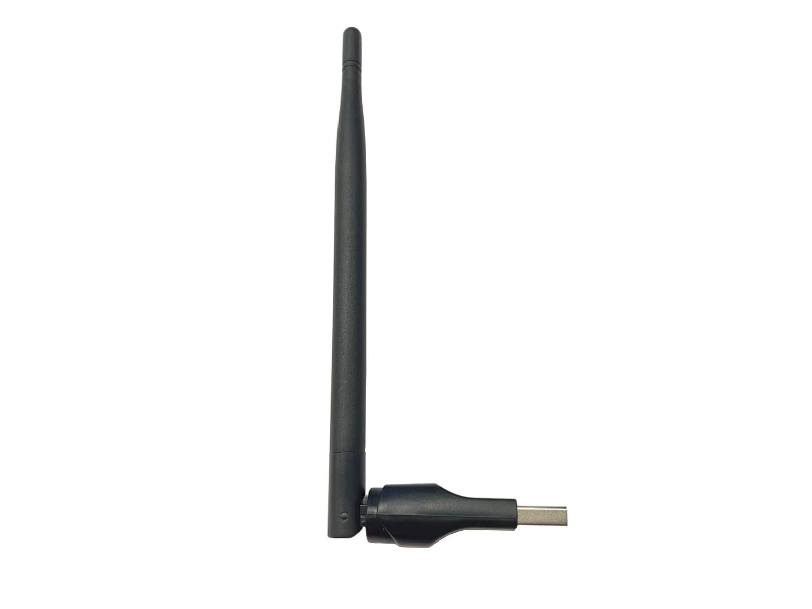 USB Wifi Dongle 90 Degree Angle Side View