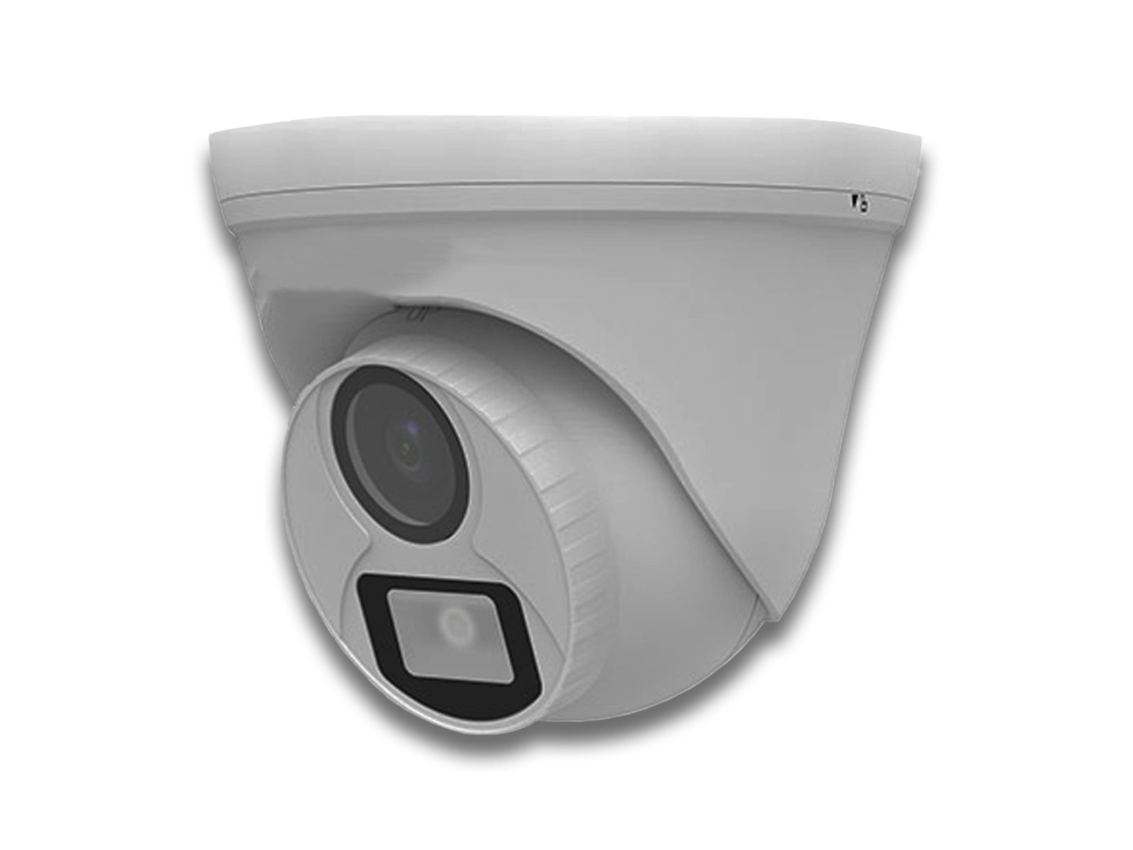 Uniarch 2mp Dome Camera Left Side View on The White Background
