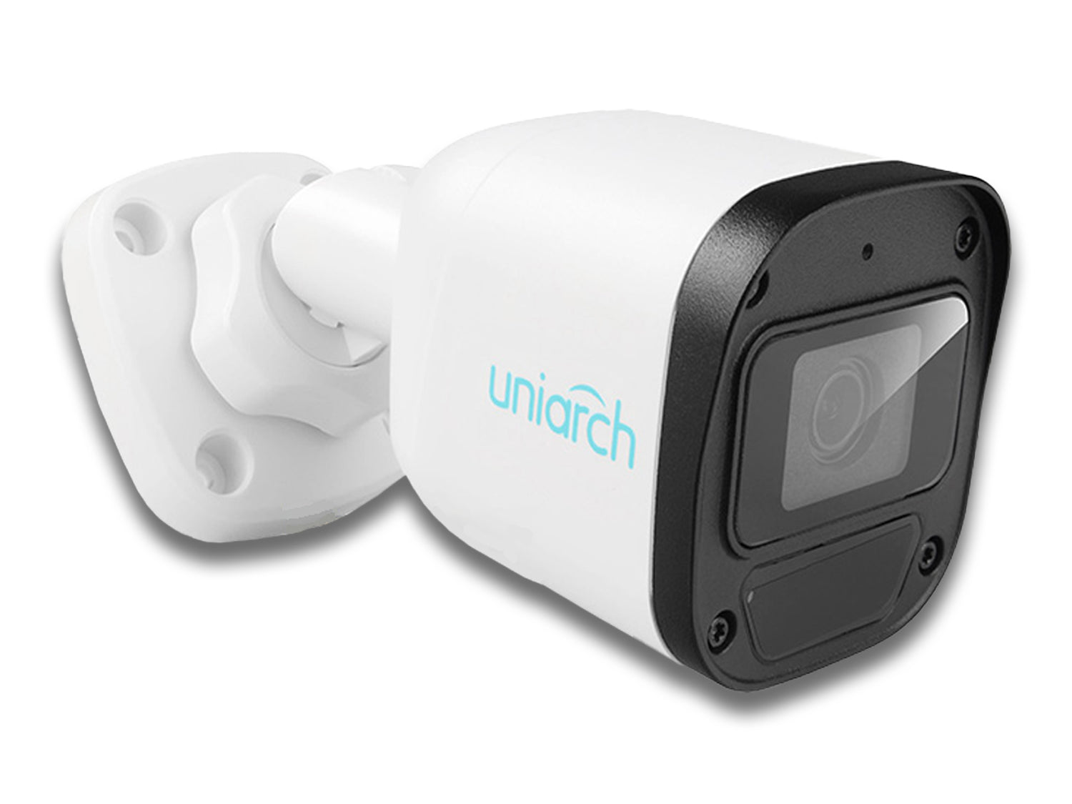 Uniarch 2mp Bullet IP Camera Right Side View on The White Background