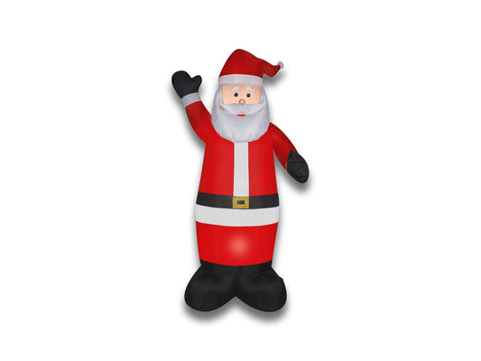 Gemmy Airblown Inflatable Santa OPP | 7 Ft Christmas Yard Decoration with LED Lights