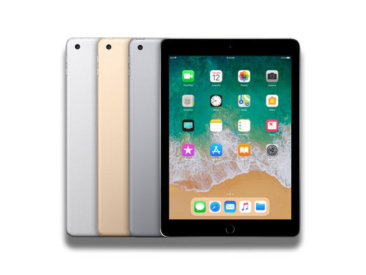 iPad 5th Gen In Silver, Gold, And Sapce Grey