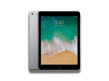 iPad 5 In Space Grey Back And Front View