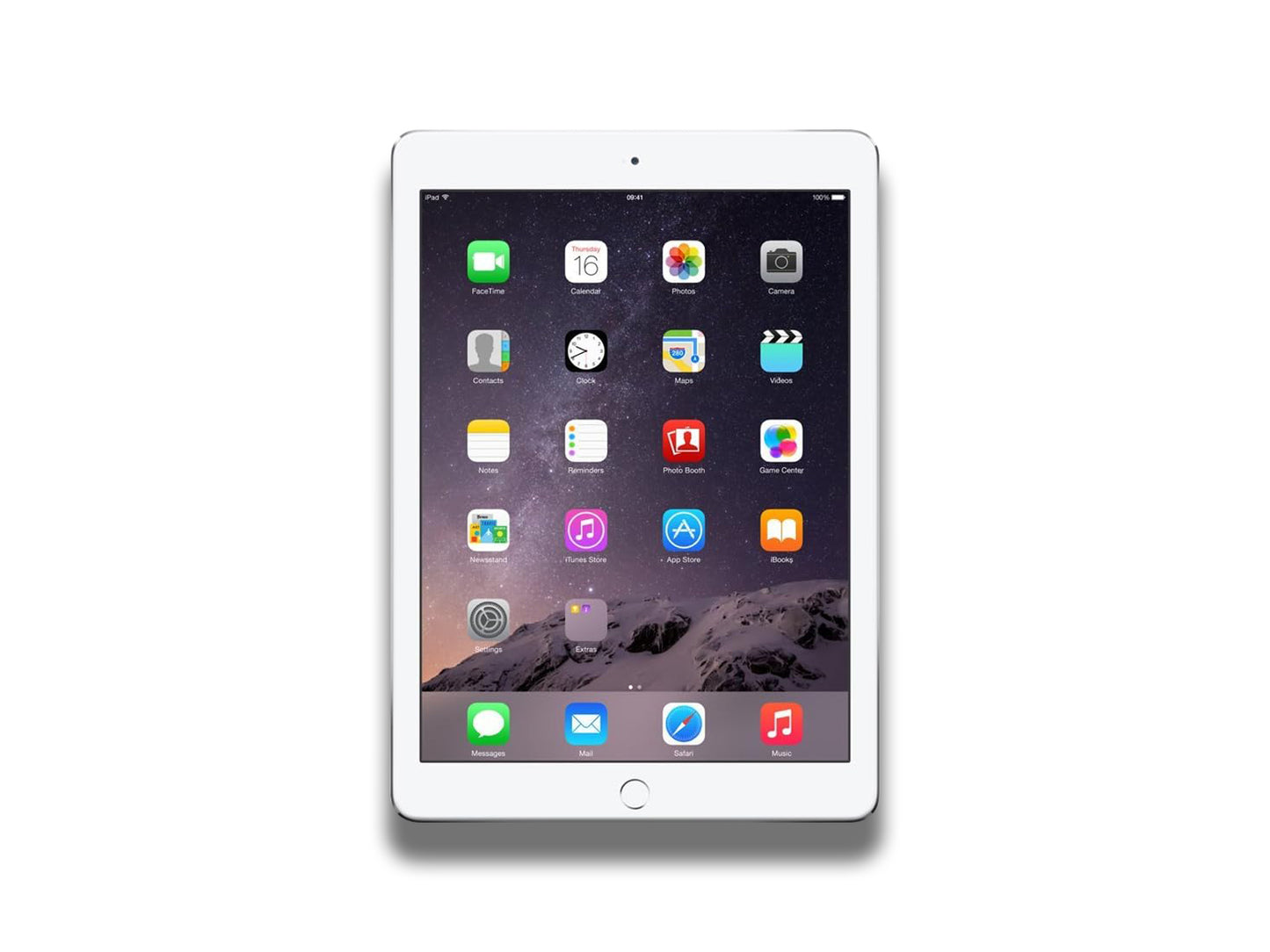 iPad Air 2 In Silver Front View