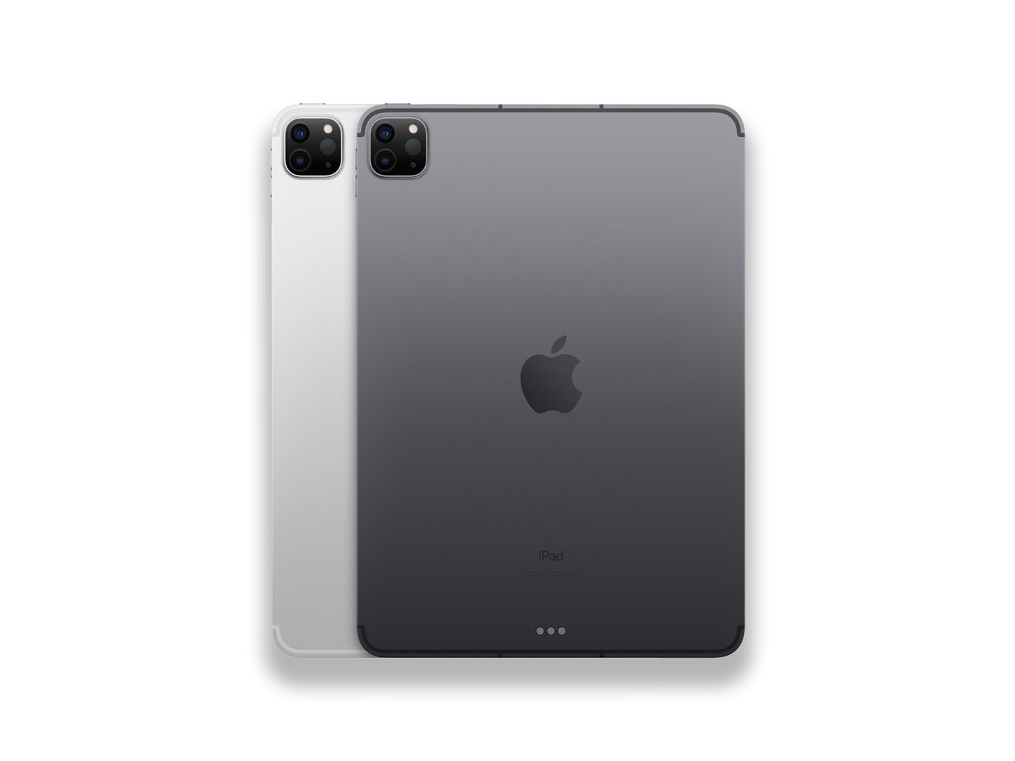 iPadPo 3rd Gen in silver and space grey back view