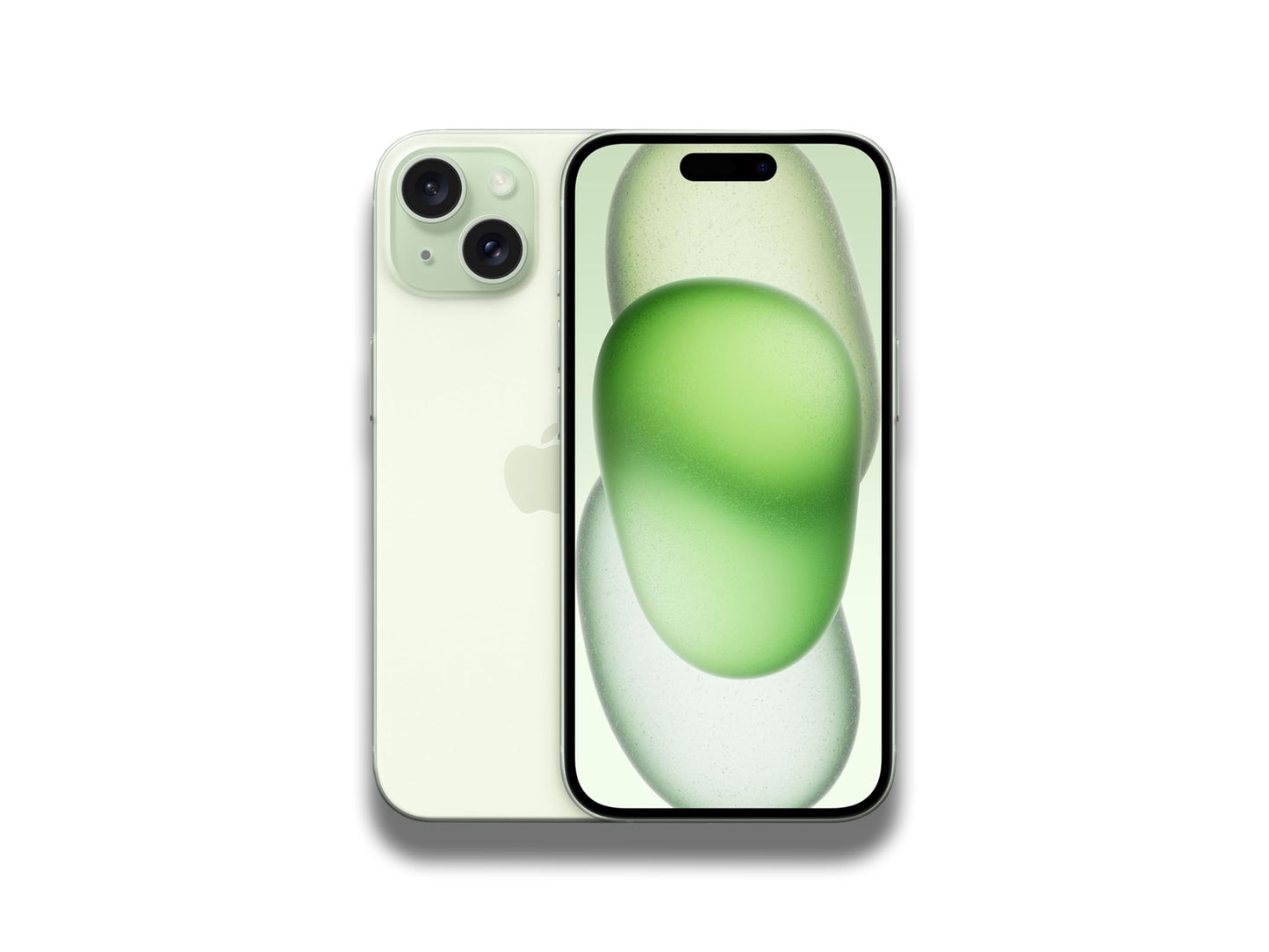 iPhone 15 2023 Green Front And Back