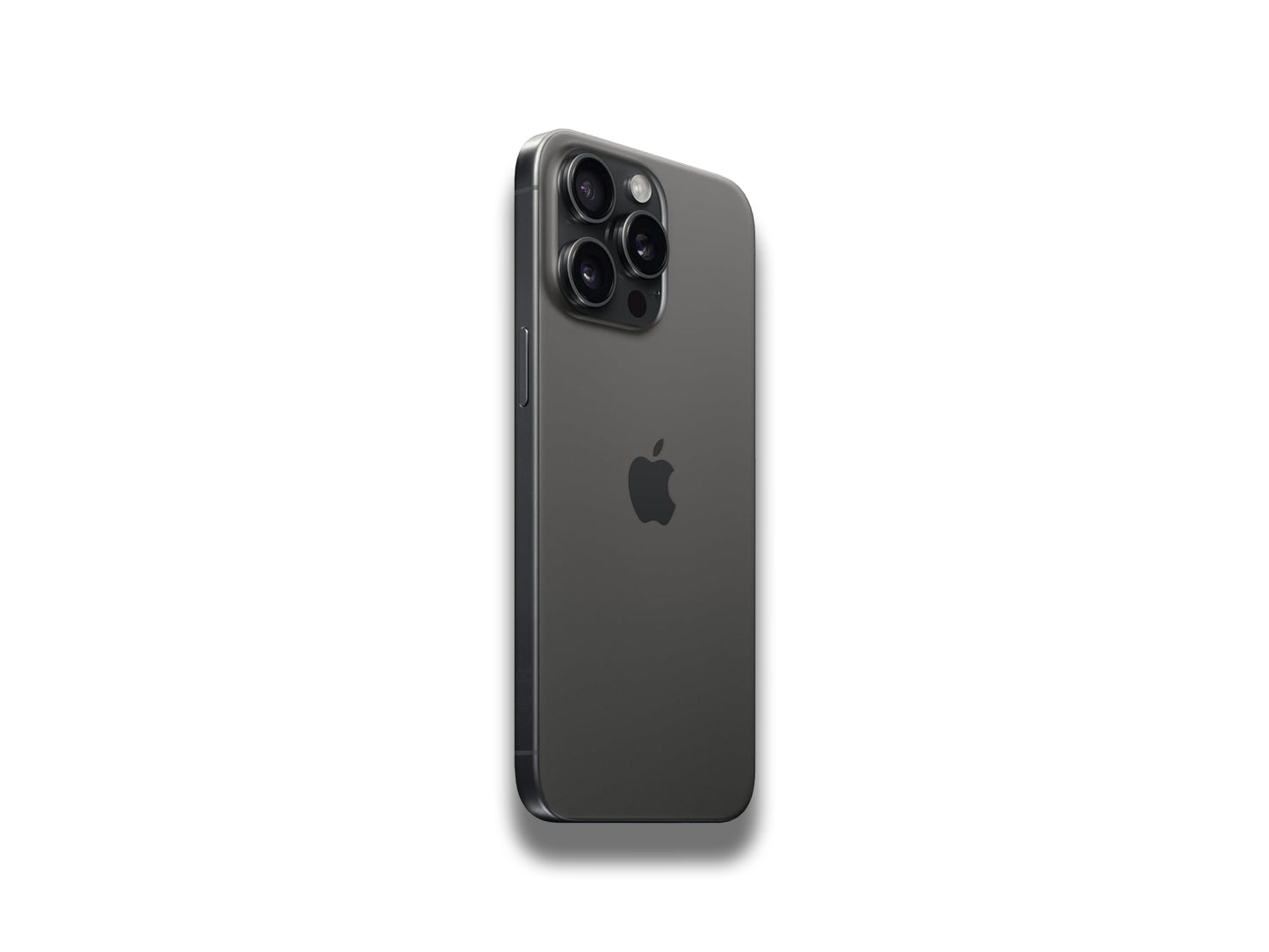 iPhone 15 Pro Max In Black Titanium Back View