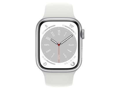 Apple Watch Series 8 in Silver Front