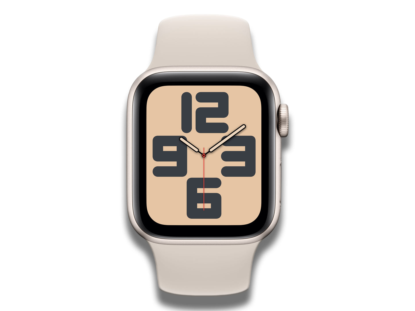 Apple Watch SE 40mm In starlight screen on