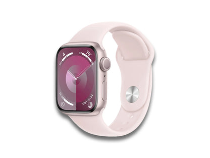 Apple Watch Series 9 Pink Front Side View 