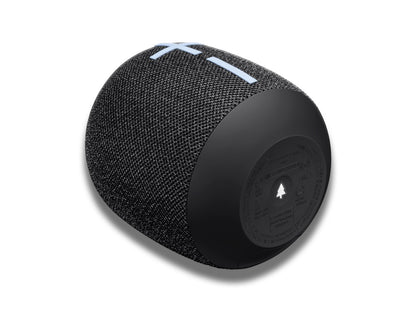 WonderBoom 3rd Generation Speaker In Black Angled Overhead View