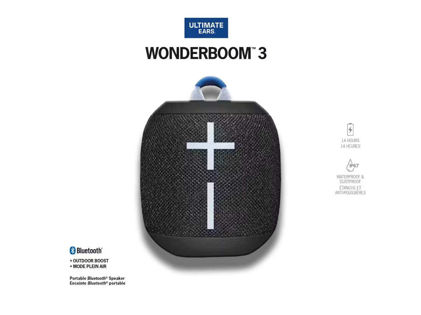 WonderBoom 3rd Generation Speaker In Black Features