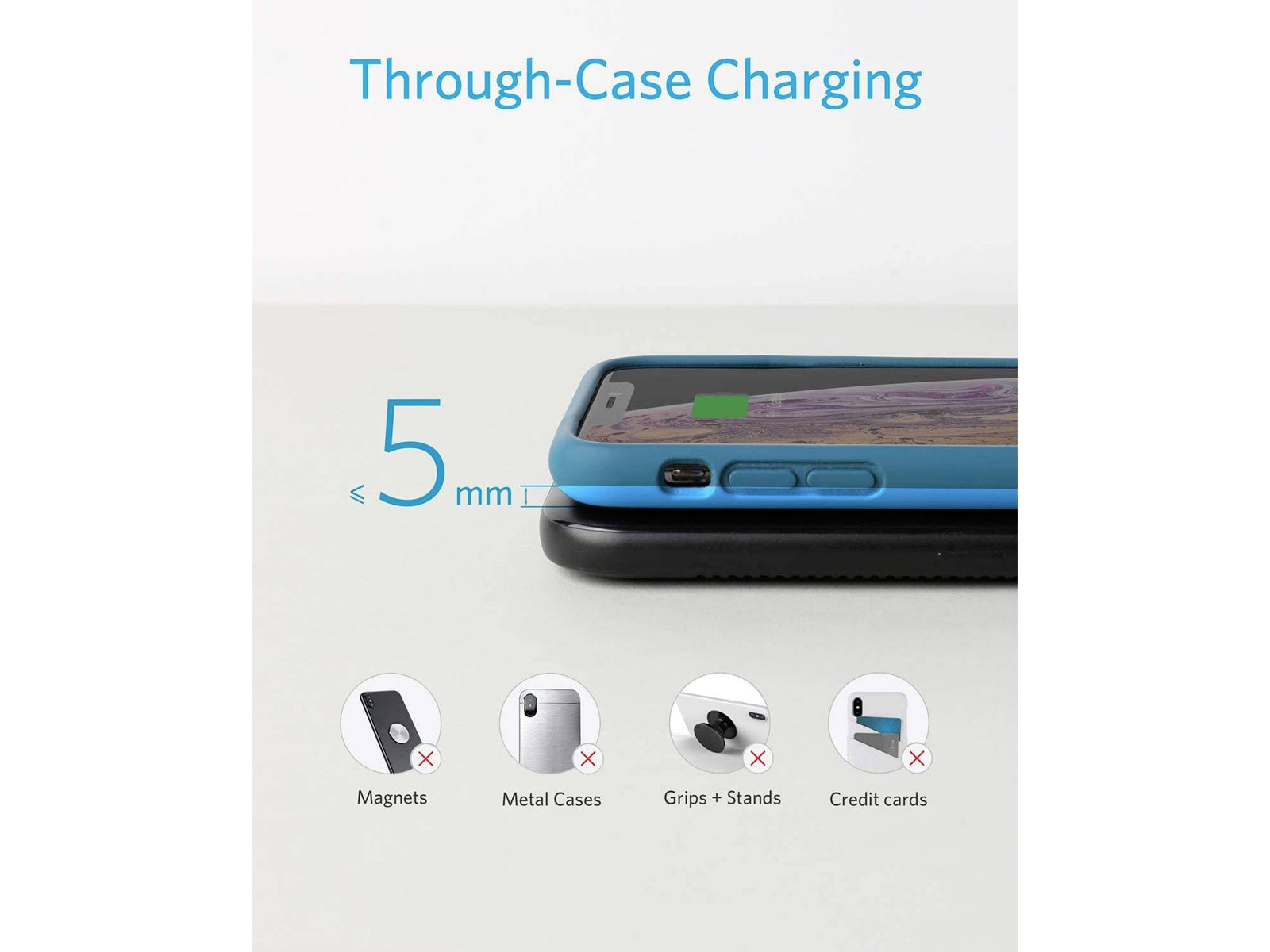 Anker Wireless PowerWave Pad Through Case Charging